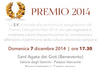 Ecco i candidati al Premio Falanghina Felix 2014